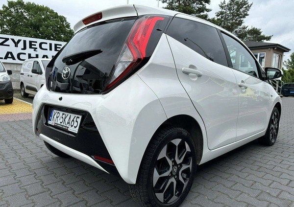 Toyota Aygo cena 44900 przebieg: 48003, rok produkcji 2018 z Radzionków małe 781